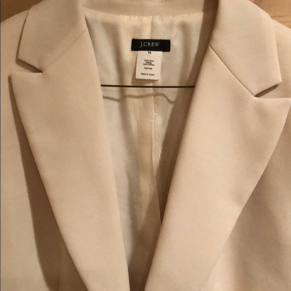 J Crew cream suit jacket - Picture 2 of 4